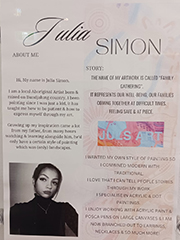 Julia Simons artist statement image