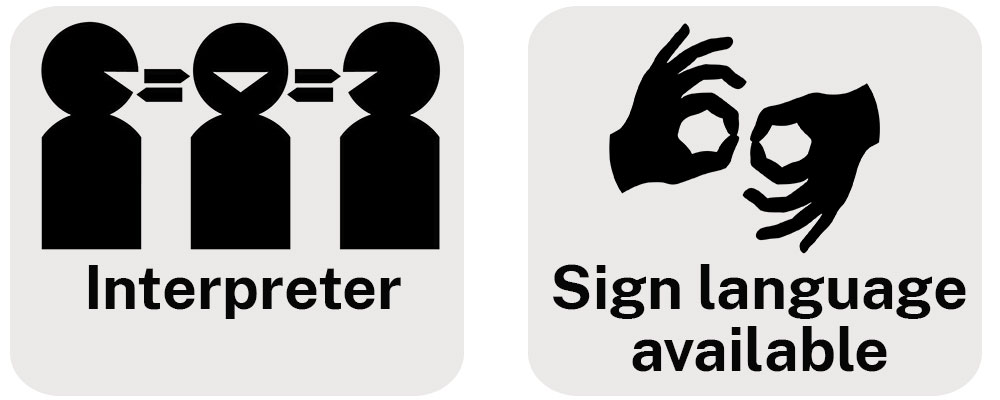 Interpreter and sign language