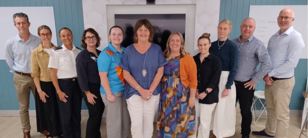 Group of people standing posing