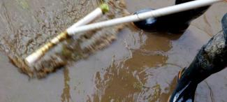 Stay safe around floodwaters and take precautions with food and drinking water