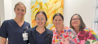 Holding fort at Tweed Valley Hospital Maternity Unit over weekend
