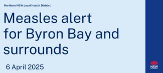 Measles alert Byron Bay