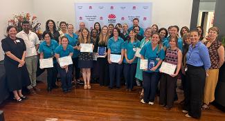 Photo of all the Allied Health winners
